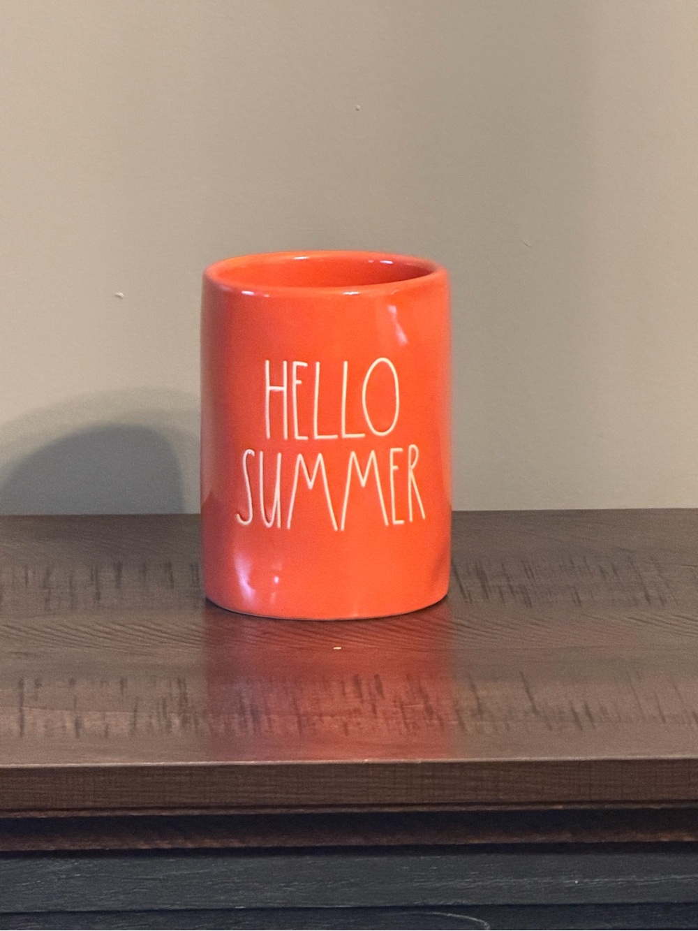 Rae Dunn "HELLO SUMMER" Ceramic Crock